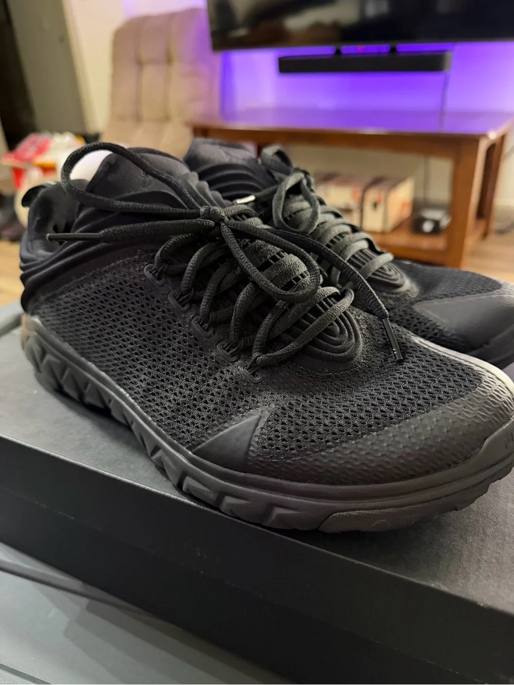 Jordan Flight Flex Trainer Triple Black Men’s 12 654268-005 w/ Box